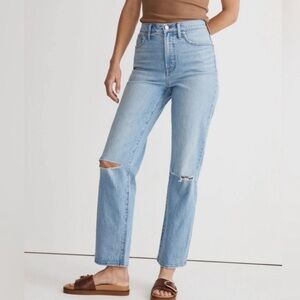 Madewell The Perfect Vintage Straight Jeans Size 25